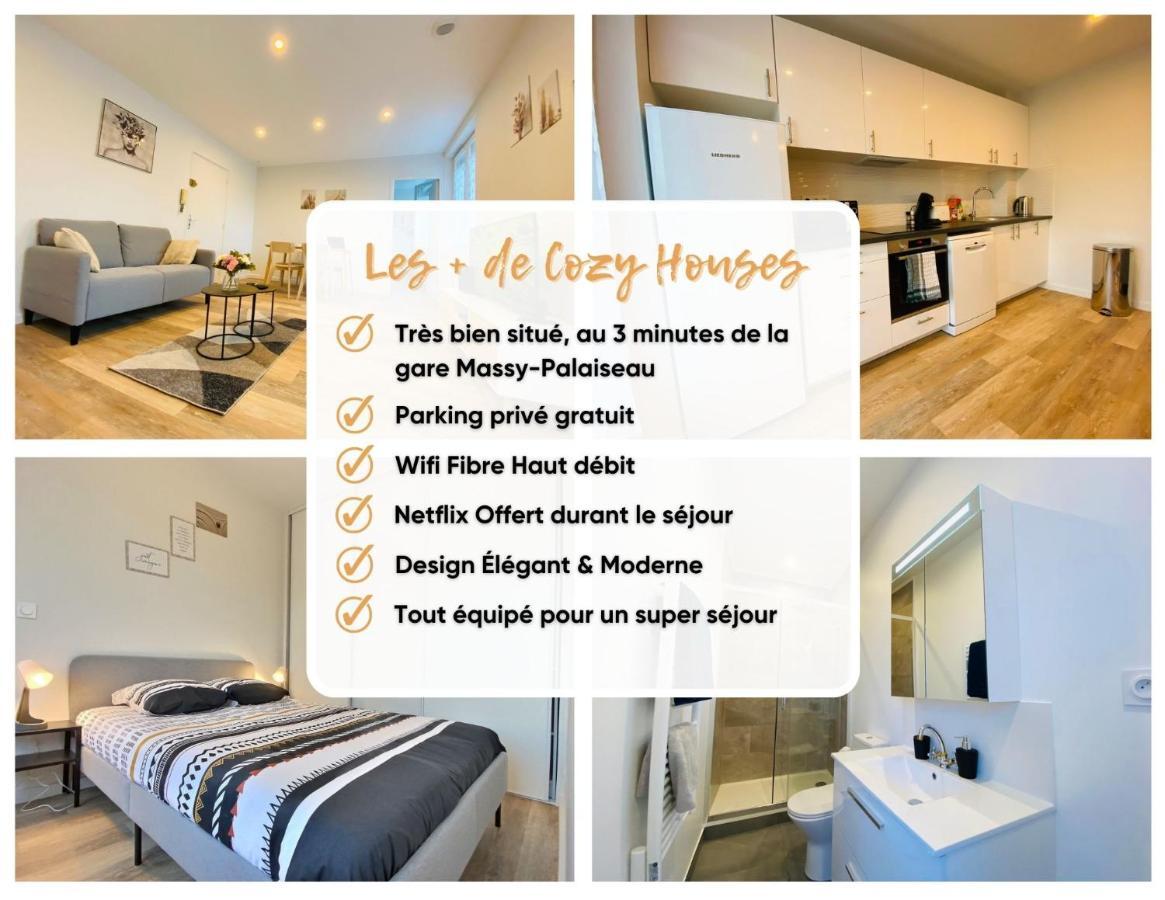 Cozy Appart' A Deux Pas De La Gare - Cozy Houses Palaiseau Kültér fotó