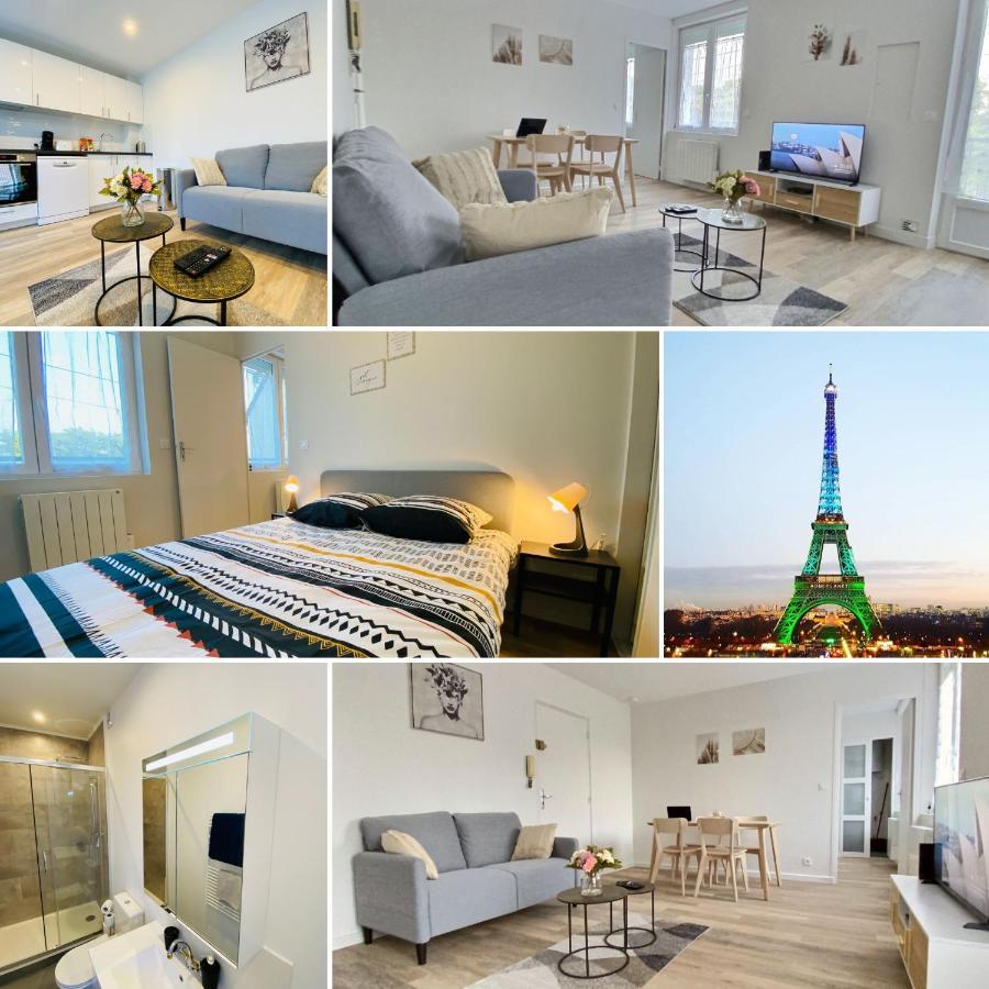 Cozy Appart' A Deux Pas De La Gare - Cozy Houses Palaiseau Kültér fotó